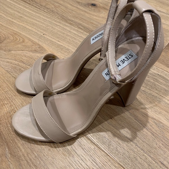 Steve Madden sandals; size 8.5 light beige - Picture 3 of 3